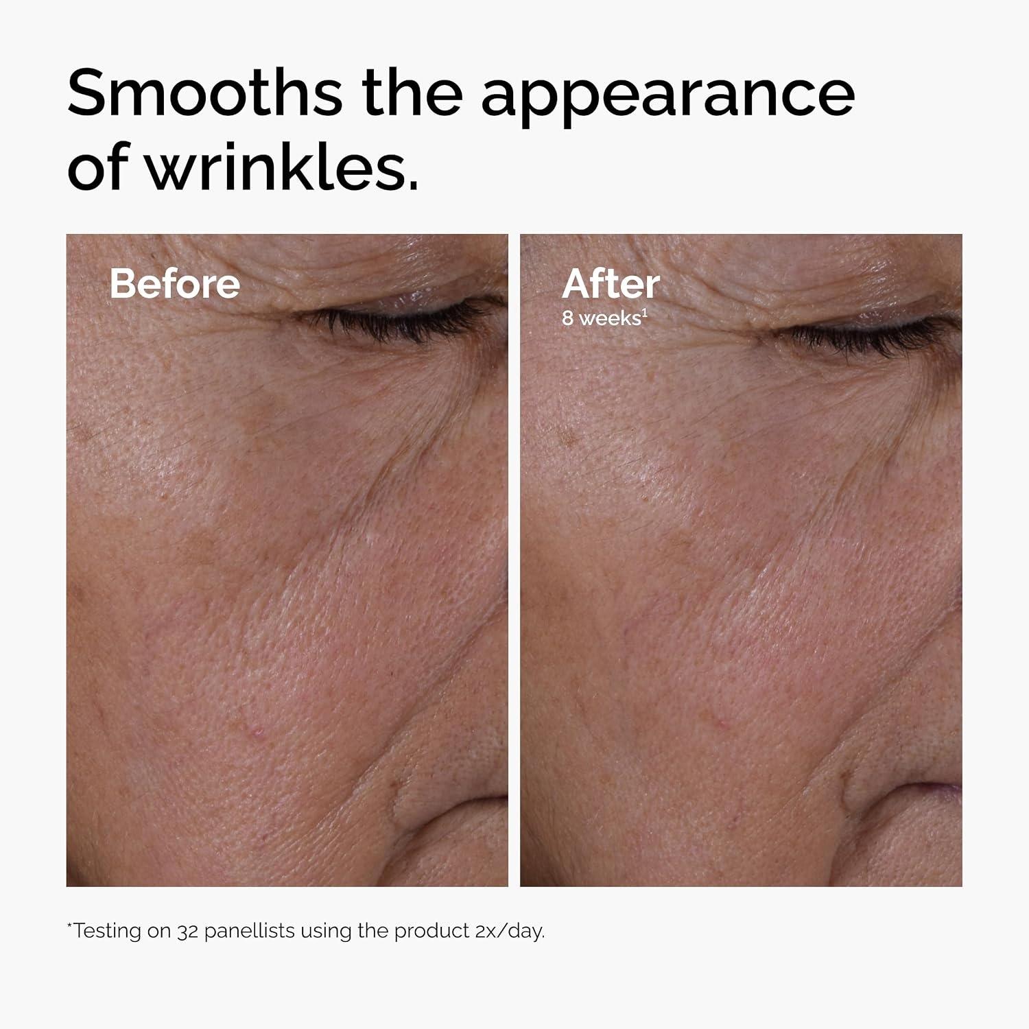 image:imageMultiPeptide Hyaluronic Acid AntiAging Peptide Serum for Crows Feet Elasticity amp Firmness 1 Fl Oz