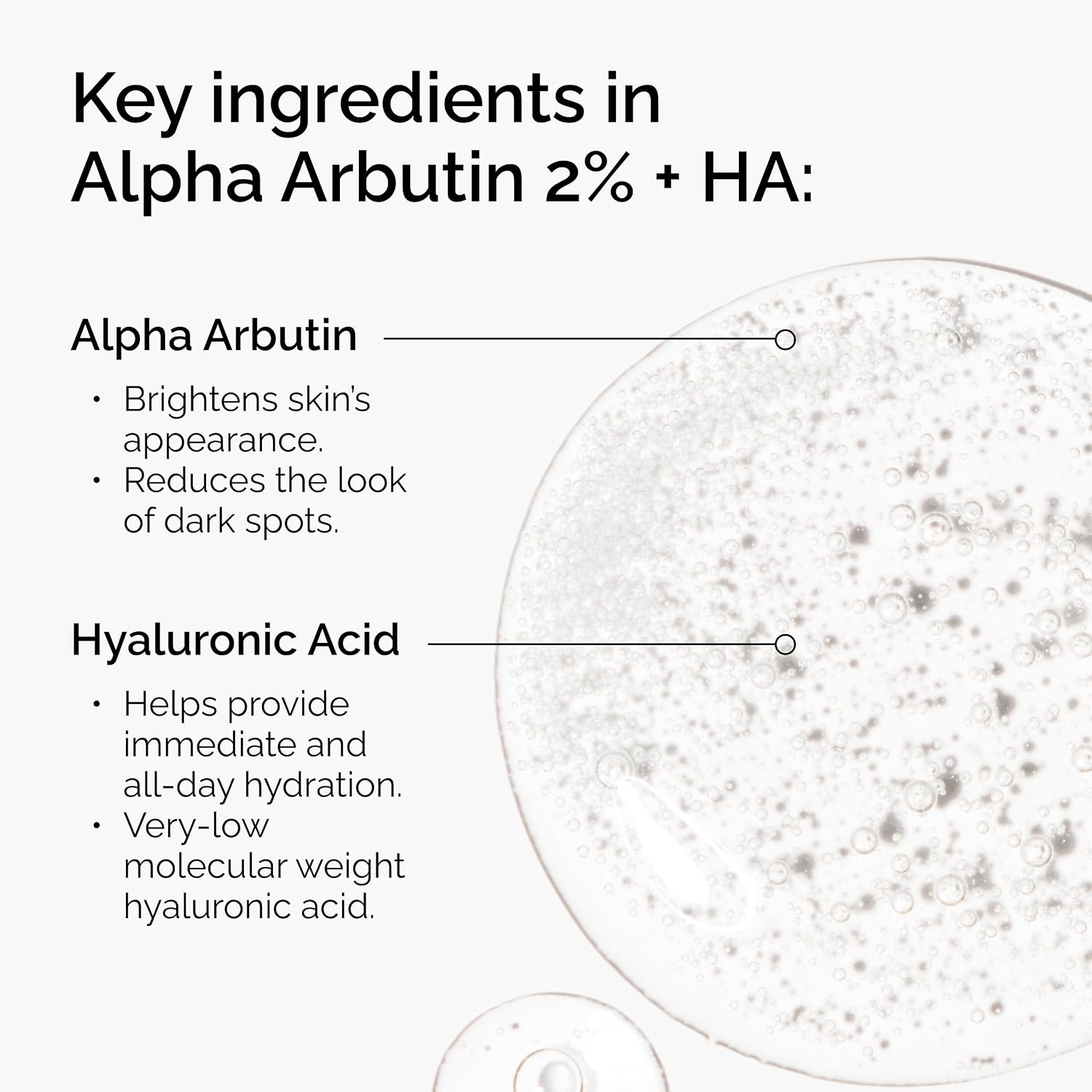 image:imageThe Ordinary Alpha Arbutin 2 Hyaluronic Acid Brightens Skin and Targets Dark Spots 1 Fl Oz1 Fl Oz Pack of 1