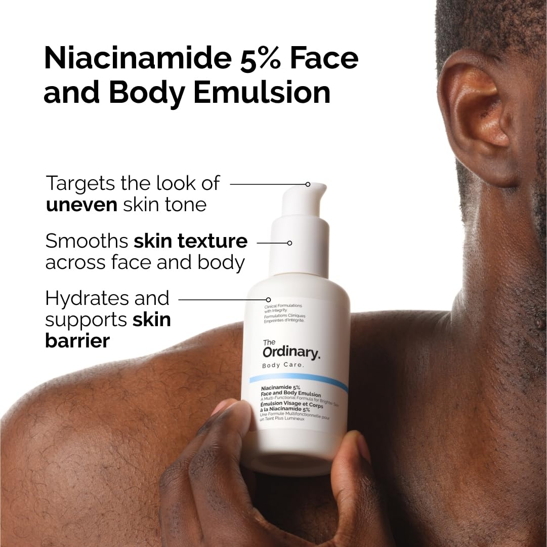 image:imageThe Ordinary Face amp Body Set Daily Skincare Routine with Niacinamide 5 Face amp Body Emulsion Natural Moisturizing Factors Inulin Body Lotion and Natural Moisturizing Factors Hyaluronic Acid