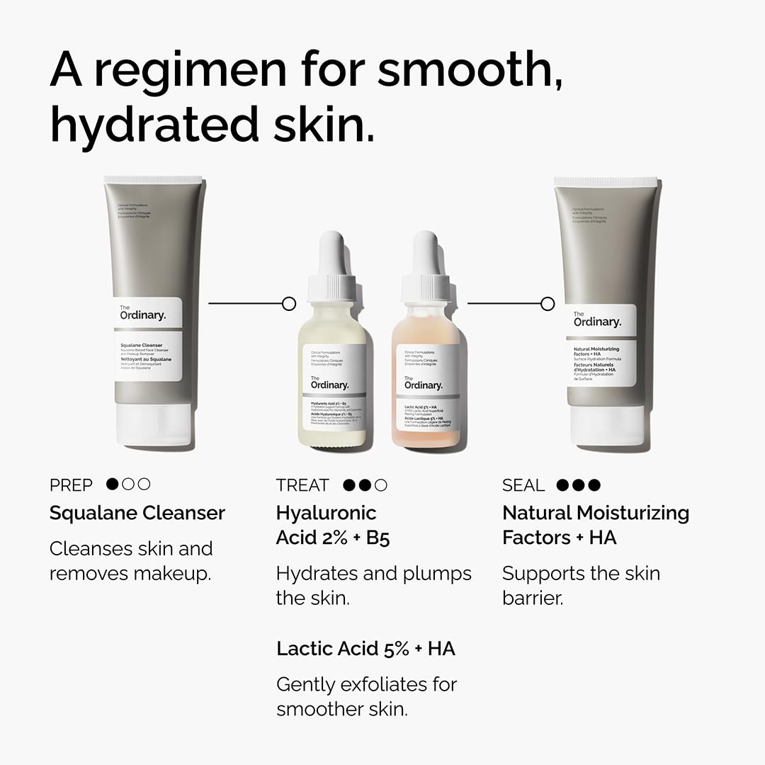 image:imageThe Ordinary Lactic Acid 5 Hyaluronic Acid 2 Gentle Exfoliating Serum for Smoother Skin1 Fl Oz Pack of 1
