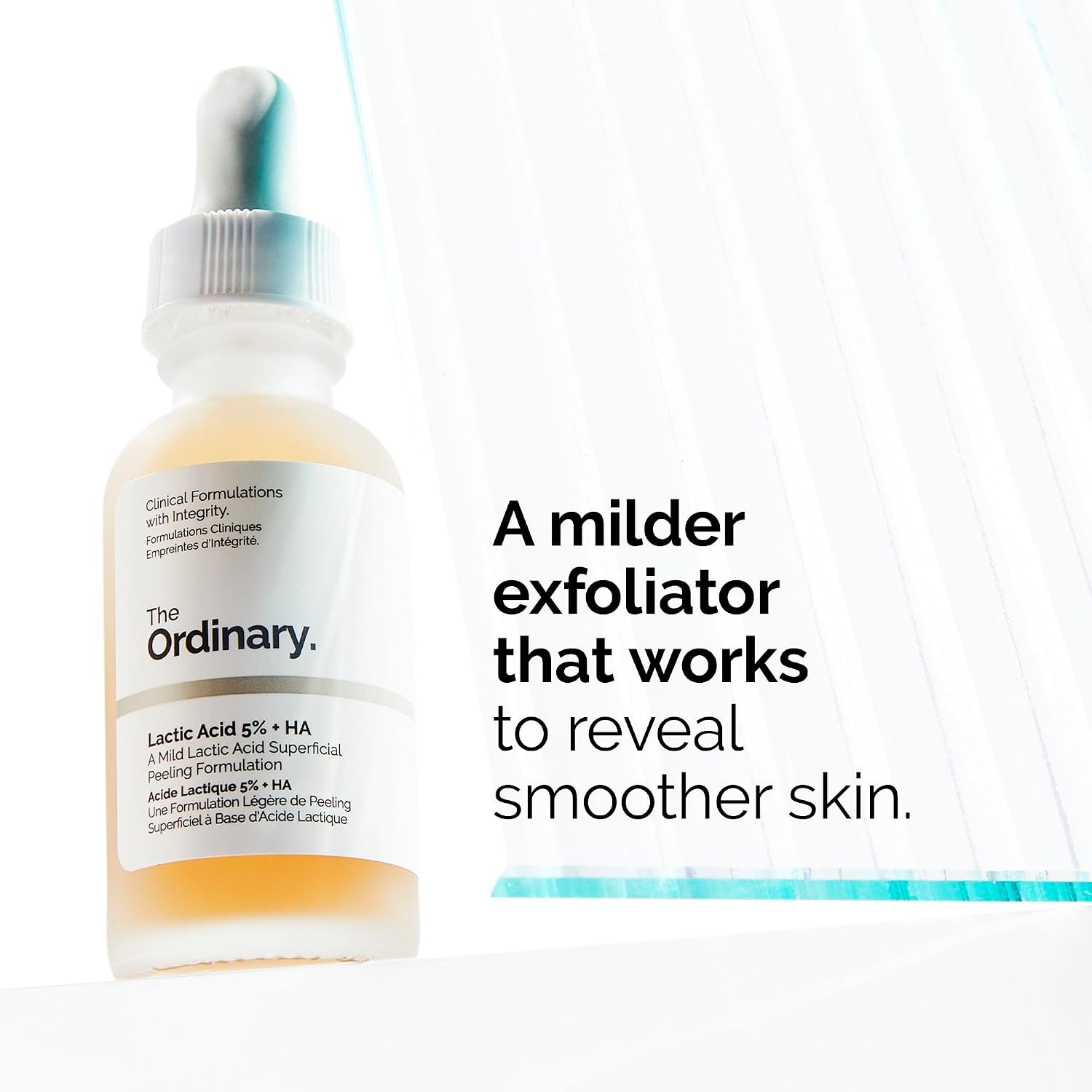 image:imageThe Ordinary Lactic Acid 5 Hyaluronic Acid 2 Gentle Exfoliating Serum for Smoother Skin1 Fl Oz Pack of 2