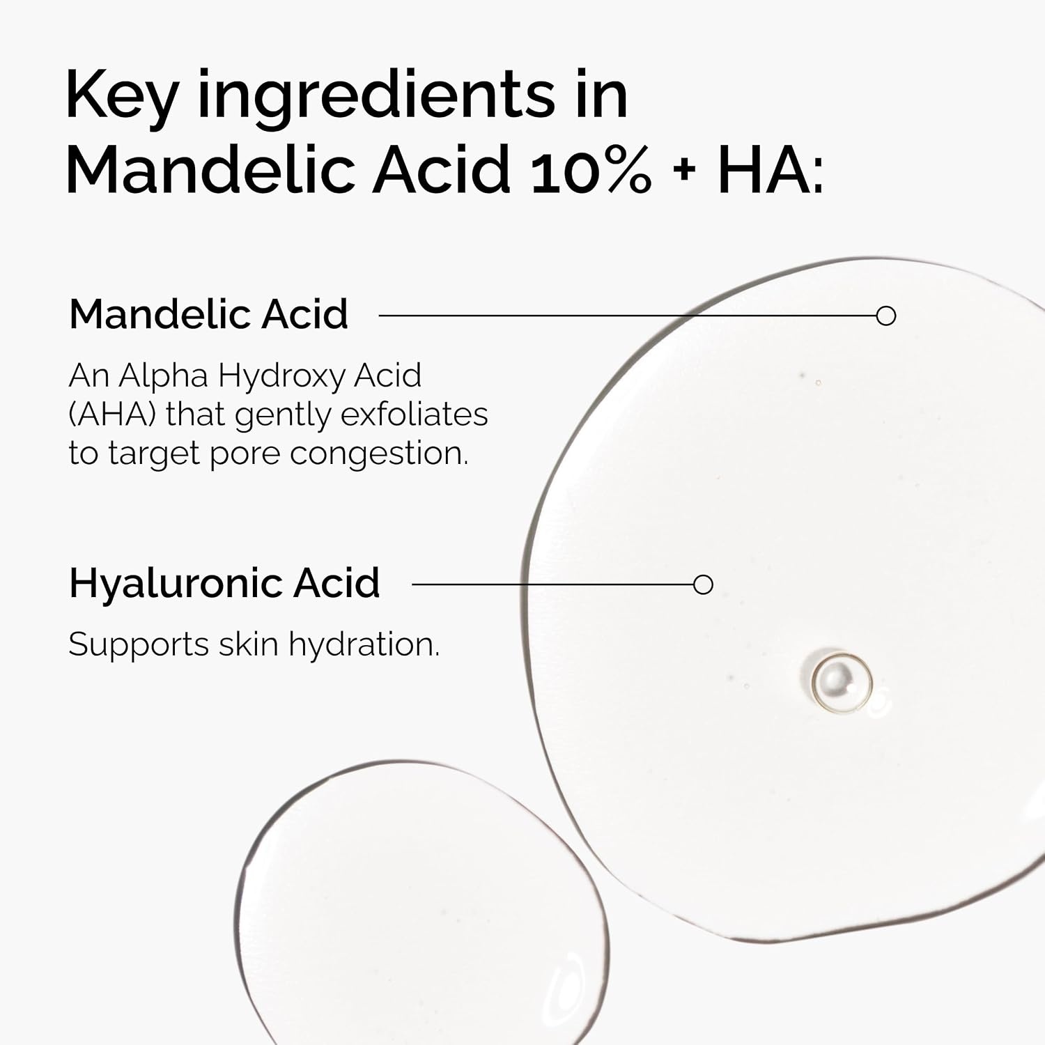 image:imageThe Ordinary Mandelic Acid 10 Hyaluronic Acid Gentle Exfoliating Serum for Clarity and Hydration 1 Fl Oz