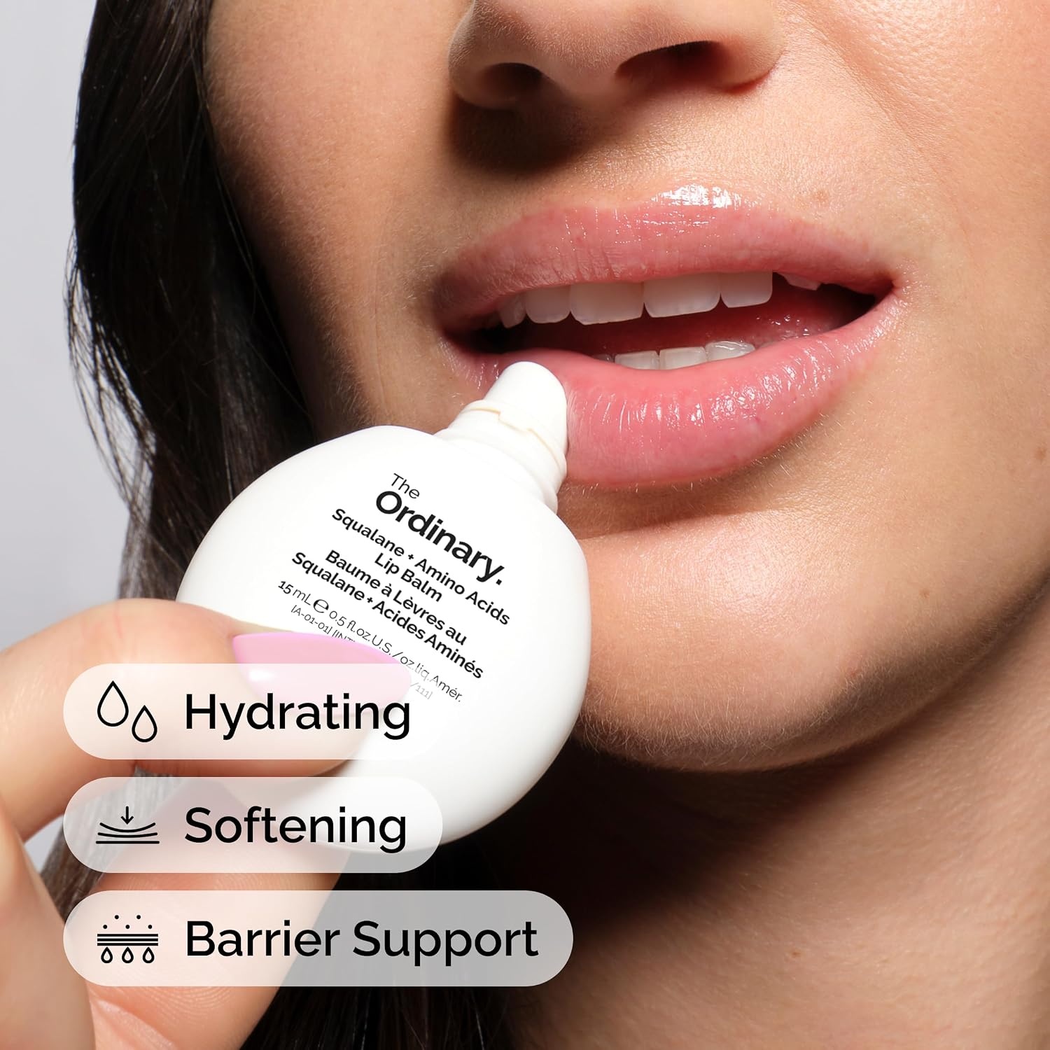 image:imageThe Ordinary Squalane Amino Acids Hydrating Lip Balm for Lips Elbows and Cuticles 05 Fl Oz05 Fl Oz Pack of 1
