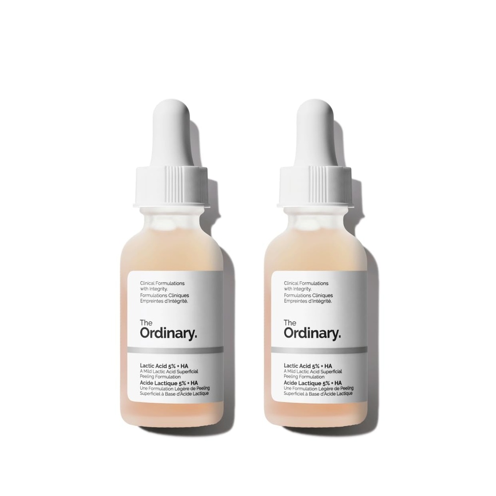 image:imageThe Ordinary Lactic Acid 5 Hyaluronic Acid 2 Gentle Exfoliating Serum for Smoother Skin1 Fl Oz Pack of 2