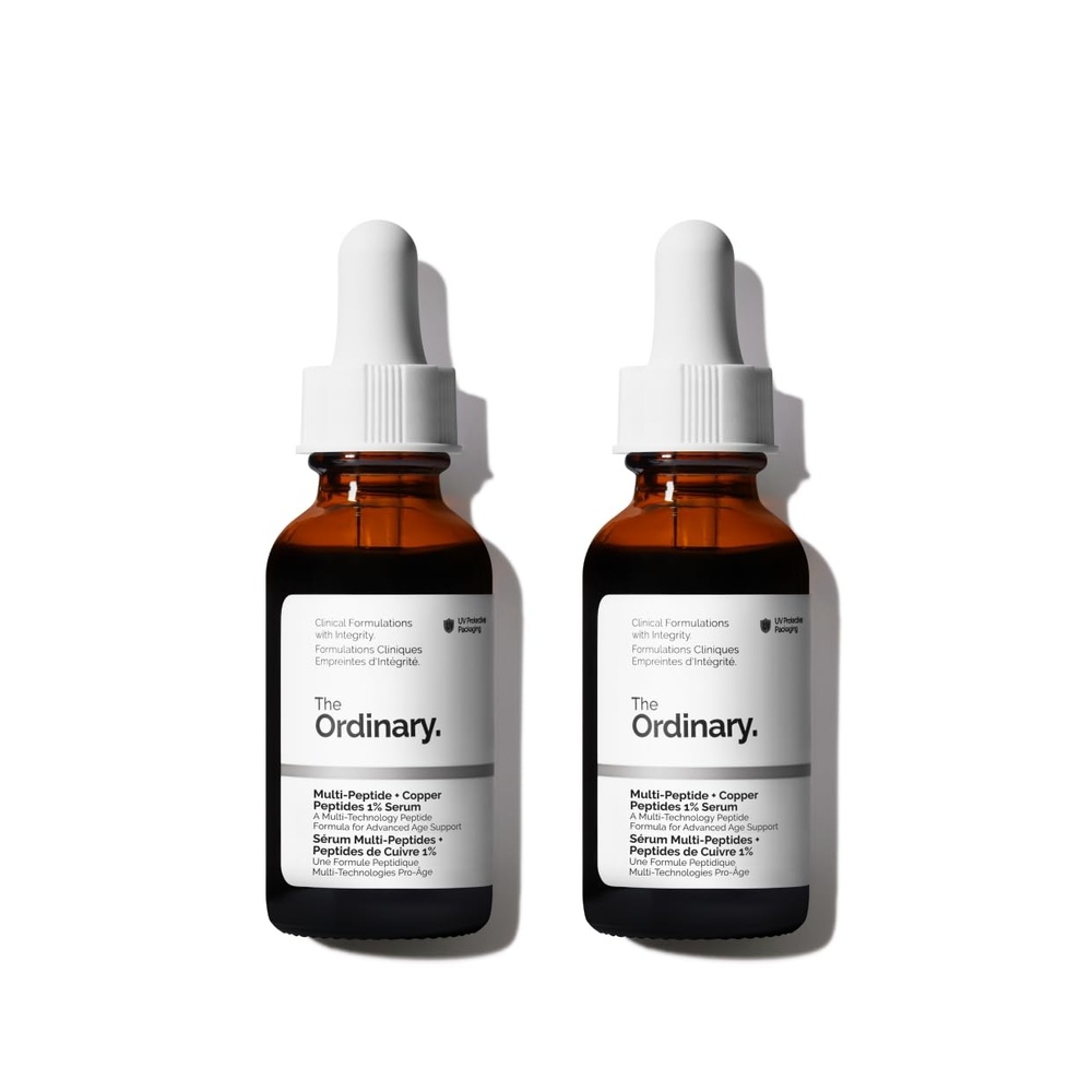 image:imageThe Ordinary MultiPeptide Copper Peptides 1 GHKCu AntiAging Serum for Fine Lines and Skin Elasticity1 Fl Oz Pack of 2