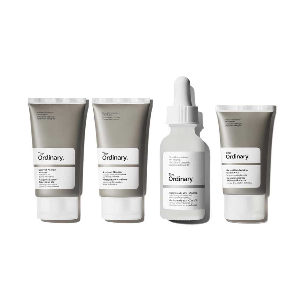 image:imageThe Ordinary Pore Control Collection Skin Care Bundle Set for Congested Skin Salicylic Acid 2 Masque Niacinamide 10 Zinc 1 Squalane Cleanser Natural Moisturizing Factors HA