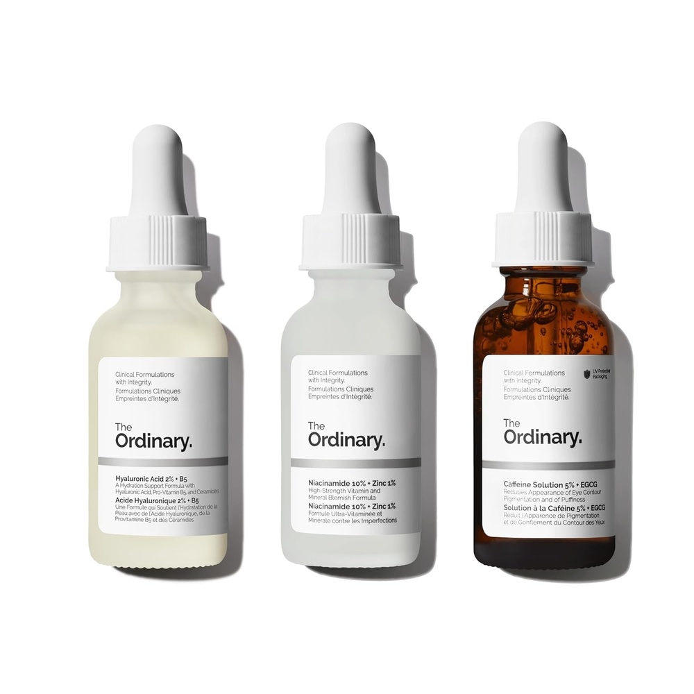 image:imageThe Ordinary Serum Favorites Set Hyaluronic Acid 2 B5 Niacinamide 10 Zinc 1 Caffeine Solution 5 EGCG Eye Serum Serums for Hydrating Brightening amp PoreMinimizing Skin Care