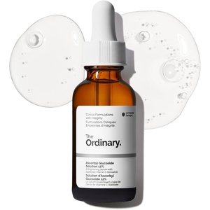 Ascorbyl Glucoside Solution 12%, Vitamin C Serum for Even Skin Tone and Antioxidant Protection, 1 Fl Oz