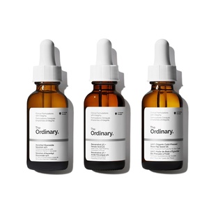 The Ordinary Antioxidant Collection – Skin Care Bundle Set For Age Support – Ascorbyl Glucoside Solution 12%, Resveratrol 3% + Ferulic Acid 3%, 100% Organic Cold-Pressed Rose Hip Seed Oil