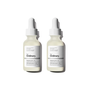 The Ordinary Hyaluronic Acid 2% + B5 (with Ceramides), Multi-Depth Hydration Serum for Plumper, Smoother Skin(1 Fl Oz (Pack of 2))
