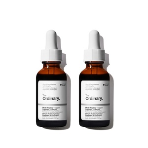 The Ordinary Multi-Peptide + Copper Peptides 1%, GHK-Cu Anti-Aging Serum for Fine Lines and Skin Elasticity(1 Fl Oz (Pack of 2))