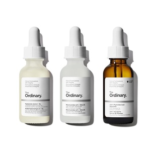 The Ordinary Radiant Skin Collection – Skin Care Bundle Set for Dry Skin – Hyaluronic Acid 2% + B5 1 Fl Oz, Niacinamide 10% + Zinc 1% 1 Fl Oz, 100% Plant-Derived Squalane 1 Fl Oz