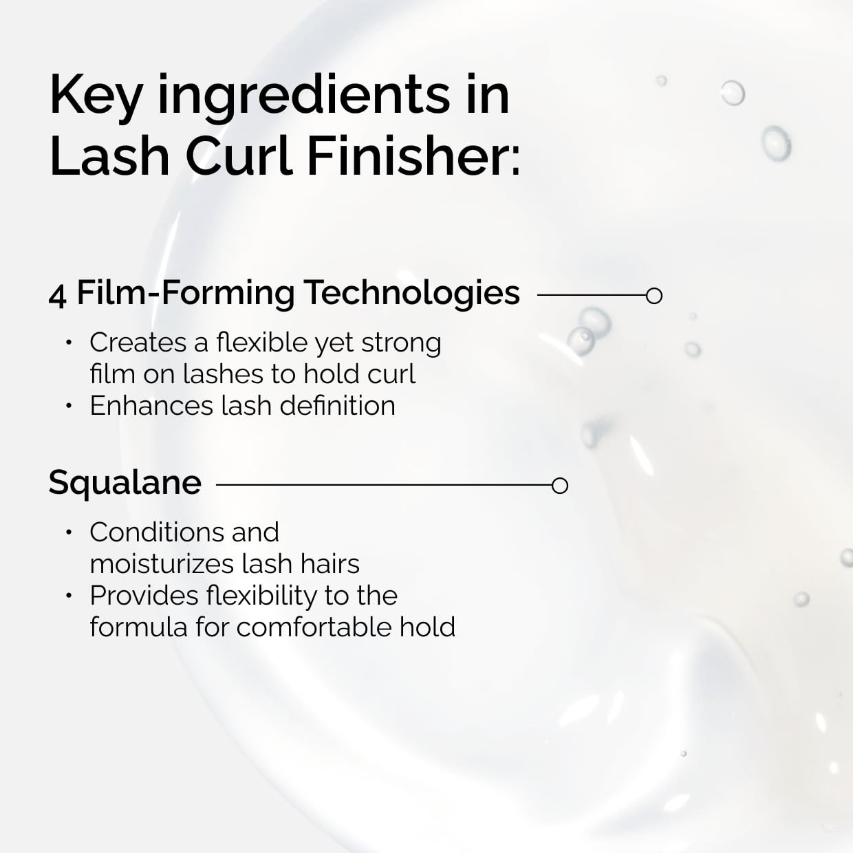 image:imageThe Ordinary Lash Curl Finisher Clear Lash Styling Gel with Squalane to Set and Define Lashes 03 Fl Oz
