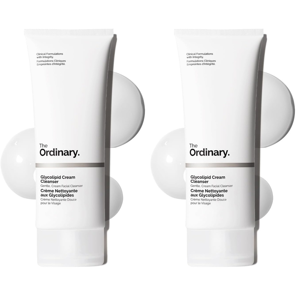 image:imageThe Ordinary Glycolipid Cream Cleanser Gentle Makeup Removal with PlantDerived Glycolipid Agents 51 Fl Oz51 Fl Oz Pack of 2