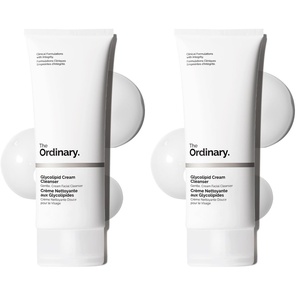 The Ordinary Glycolipid Cream Cleanser, Gentle Makeup Removal with Plant-Derived Glycolipid Agents, 5.1 Fl Oz(5.1 Fl Oz (Pack of 2))