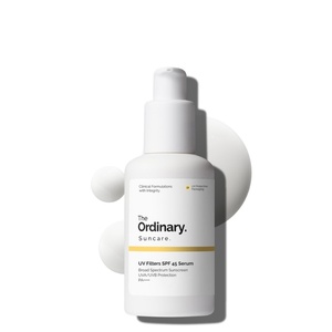 The Ordinary UV Filters SPF 45 Serum Sunscreen for Face, Lightweight Hydrating Broad-Spectrum Sunscreen, UVA/UVB Protection, Non-Comedogenic, No White Cast, 2 Fl Oz(2 Fl Oz (Pack of 1))
