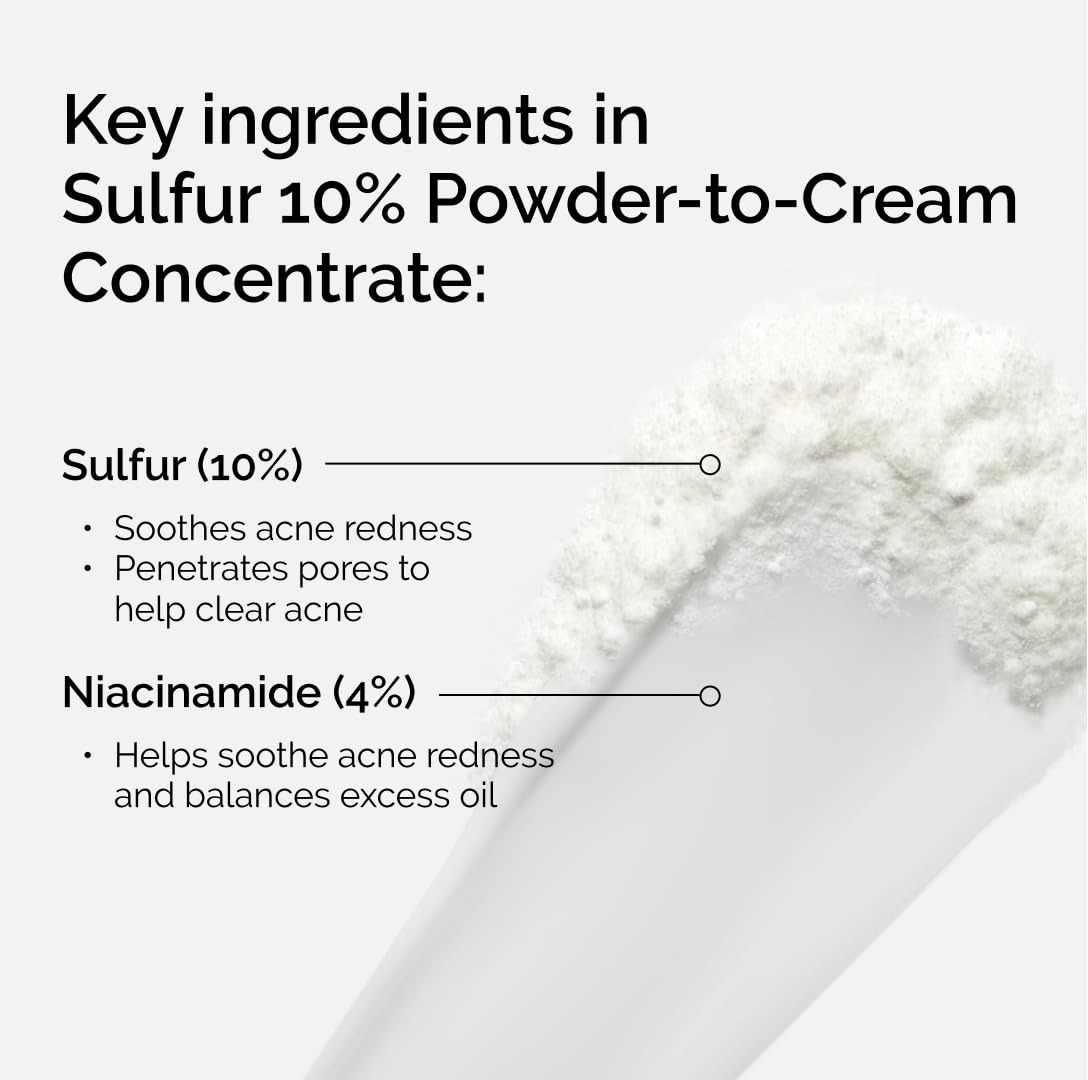 image:imageThe Ordinary Oil Control Duo Blemish Skin Care Set Niacinamide 10 Zinc 1 and Sulfur 10 PowderToCream Concentrate