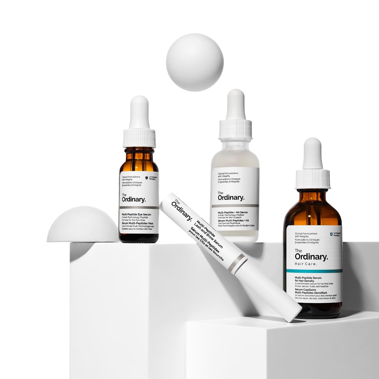 image:imageThe Ordinary Peptide Essentials Collection Skin Care and Scalp Support FourPiece Set for Face Eyes and Hair