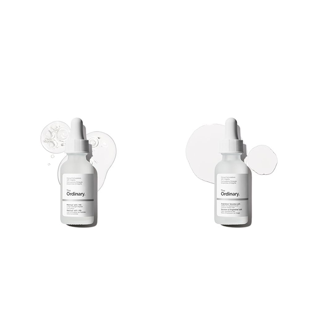 image:imageThe Ordinary Smooth Operator Duo Peptide Serum Skin Care Set for Fine Lines and Wrinkles Argireline Solution 10 and Matrixyl 10 Hyaluronic Acid